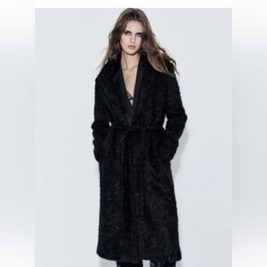 New Zara Wool Women's Coat S